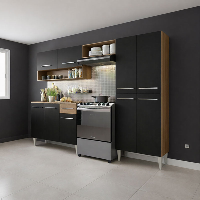 Cocina Modular Emilly Oscuro