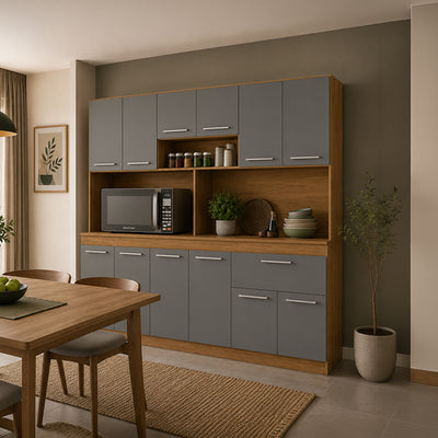 Kit Cocina 180 Buk Gris