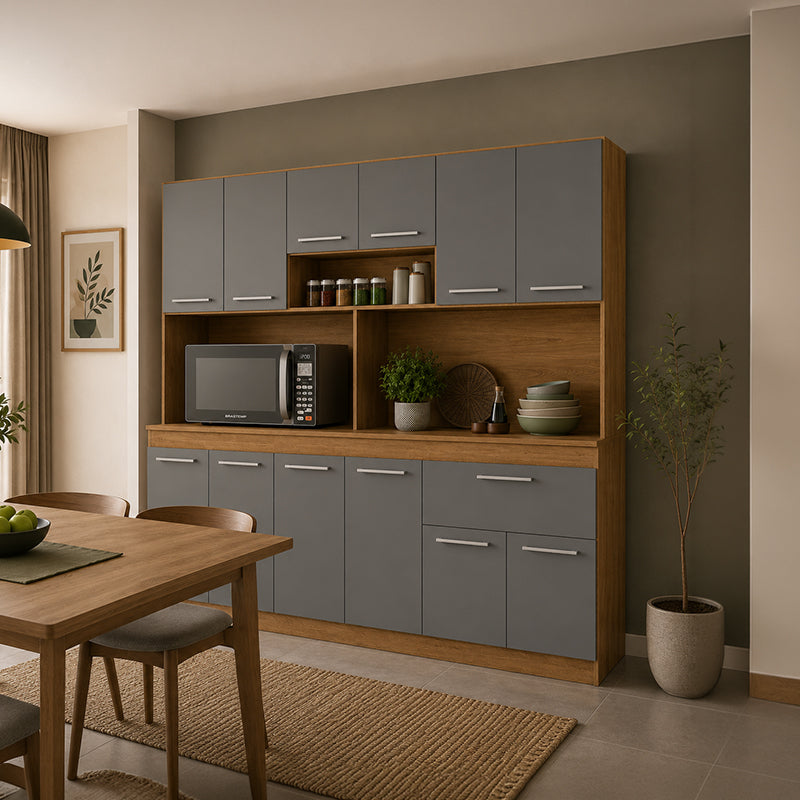 Kit Cocina 180 Buk Gris