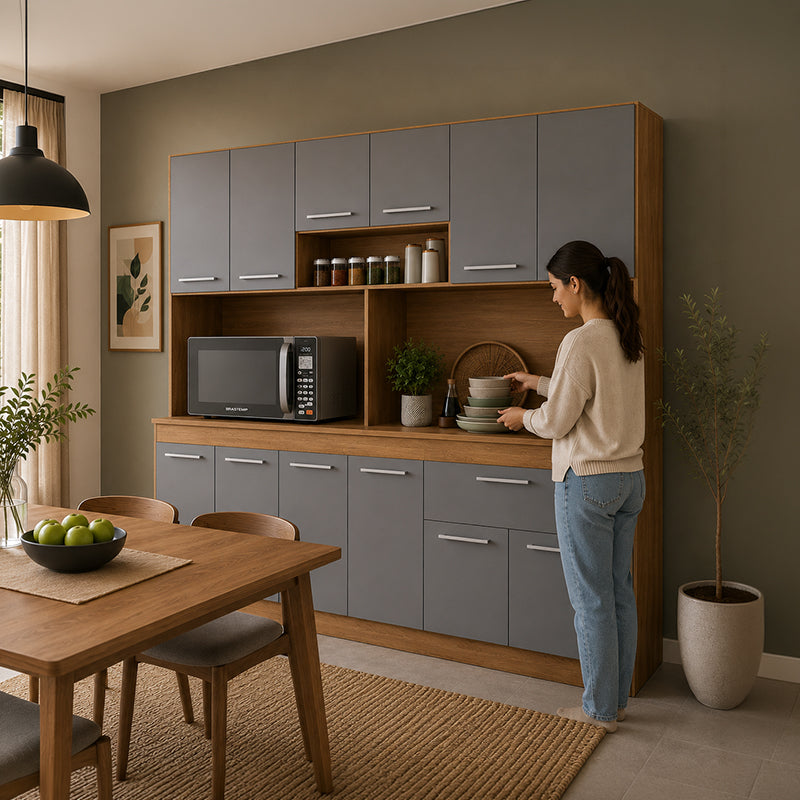 Kit Cocina 180 Buk Gris