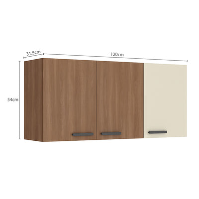 Mueble Aéreo Mia 120 Cm Beige