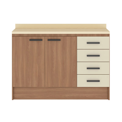 Mueble Base Mia 120 Cm Beige