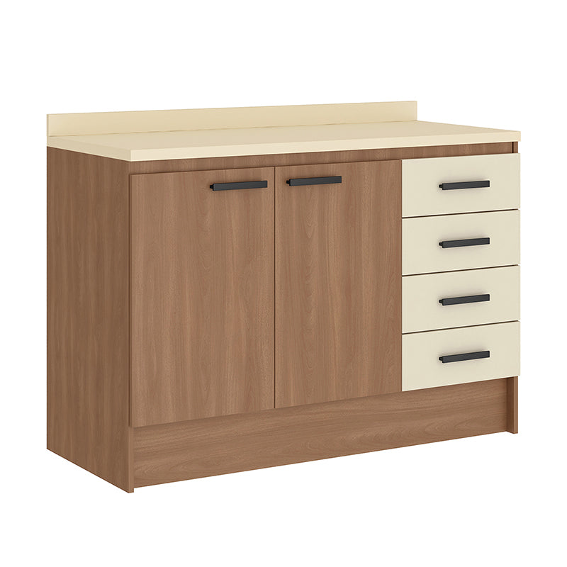 Mueble Base Mia 120 Cm Beige