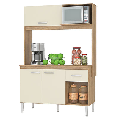 Kit Cocina Sarah Beige 3 Puertas 1 Cajón