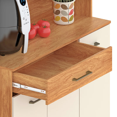 Kit Cocina Carla Beige 1 Puerta 6 Cajones