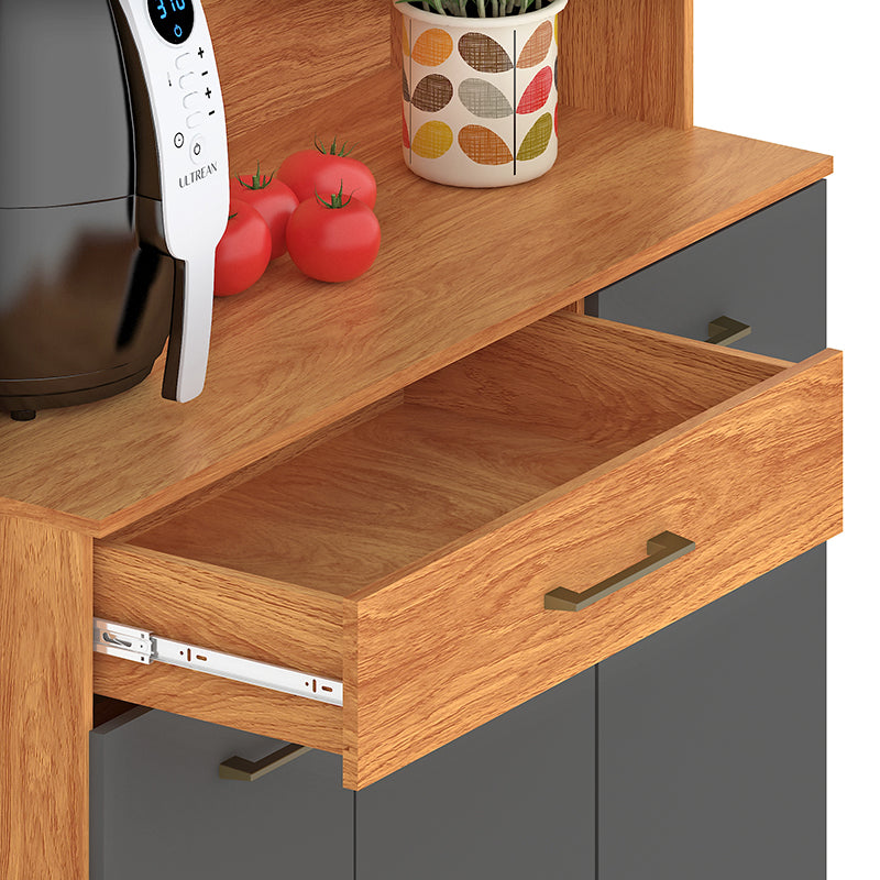 Kit Cocina Carla Grafito 1 Puerta 6 Cajones
