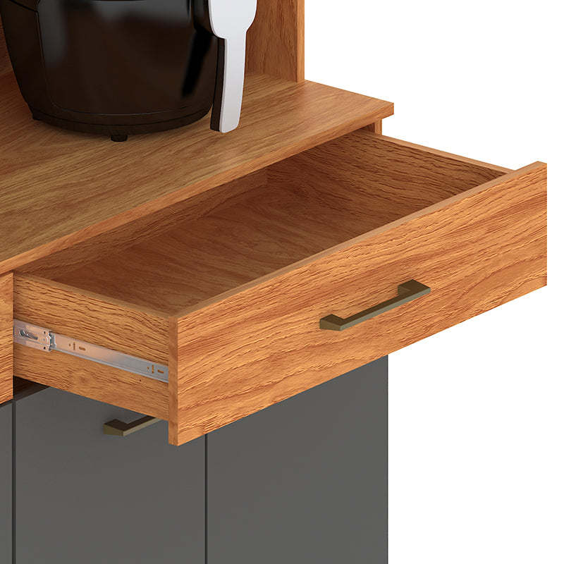 Kit Cocina Laura Grafito 8 Puertas 2 Cajones