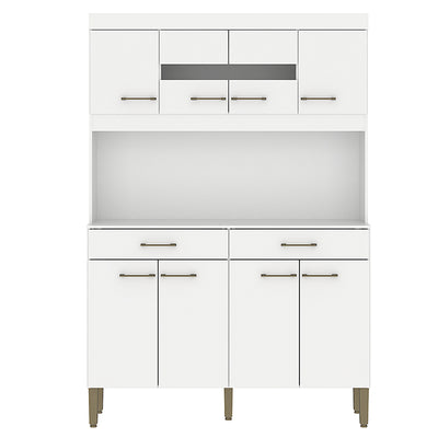 Kit Cocina Laura Blanca 8 Puertas 2 Cajones