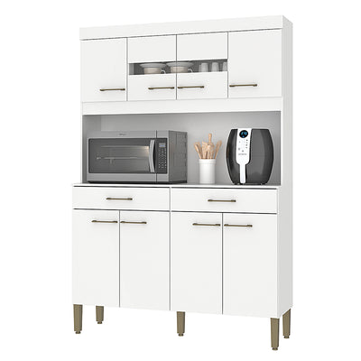 Kit Cocina Laura Blanca 8 Puertas 2 Cajones