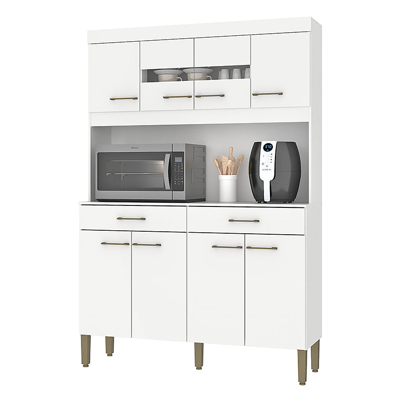 Kit Cocina Laura Blanca 8 Puertas 2 Cajones