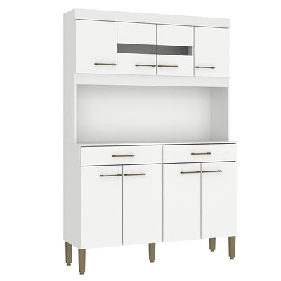 Kit Cocina Laura Blanca 8 Puertas 2 Cajones