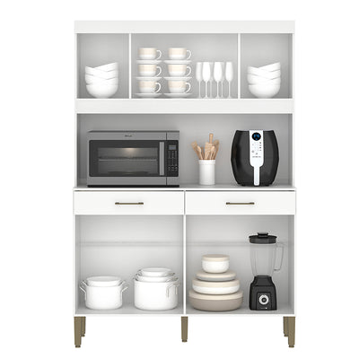 Kit Cocina Laura Blanca 8 Puertas 2 Cajones