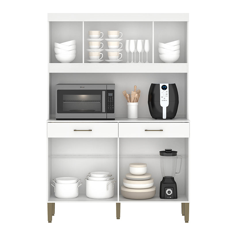 Kit Cocina Laura Blanca 8 Puertas 2 Cajones