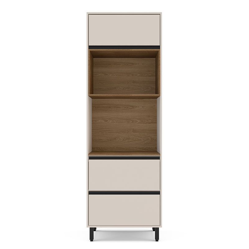 Despensa Koya 2 Puertas 1 Cajón Beige