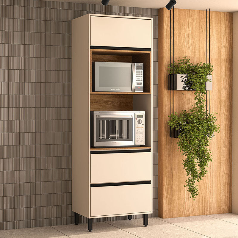 Despensa Koya 2 Puertas 1 Cajón Beige