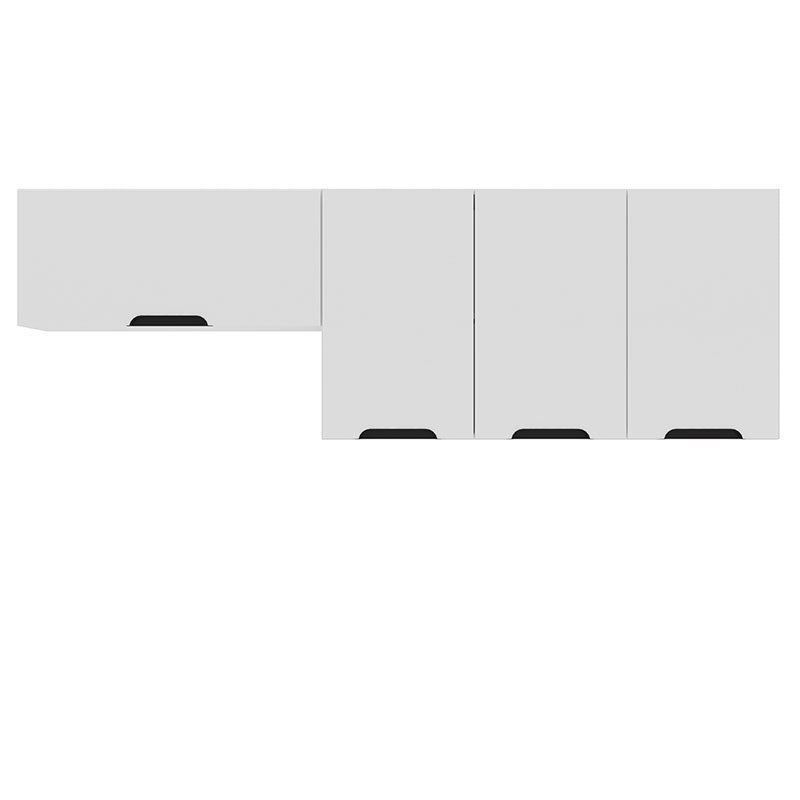 Mueble Aéreo Meena 4 Puertas Blanco