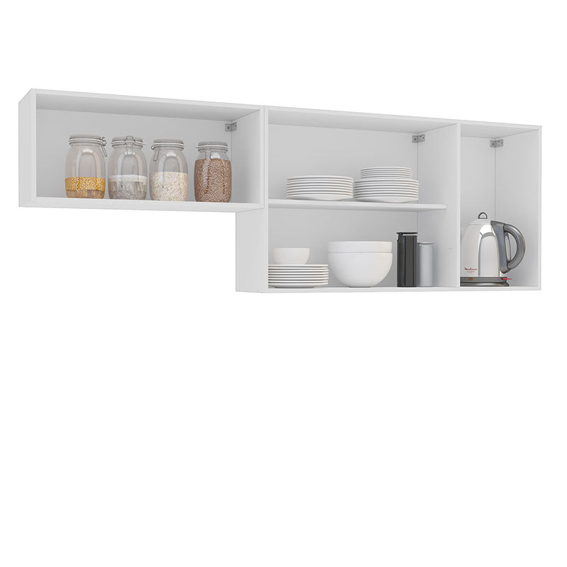 Mueble Aéreo Meena 4 Puertas Blanco