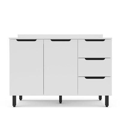 Mueble Base Meena 2 Puertas 3 Cajones Blanco