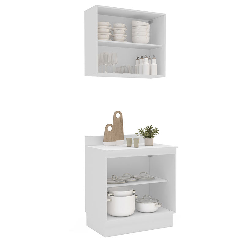 Cocina Modular Meena Delta 4 Puertas Blanco