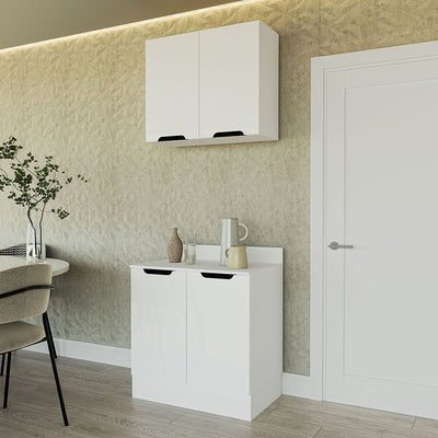 Cocina Modular Meena Delta 4 Puertas Blanco