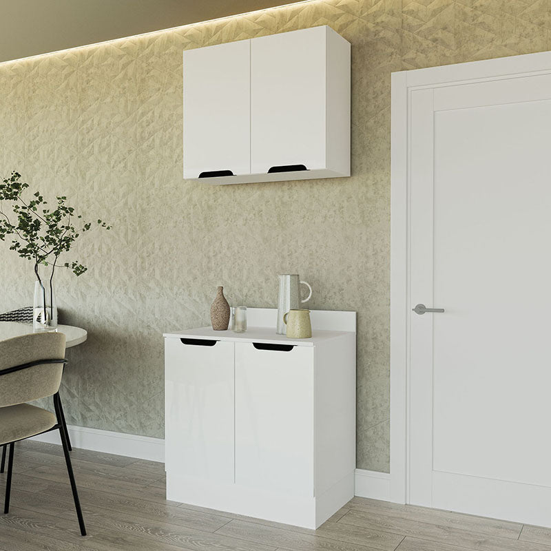 Cocina Modular Meena Delta 4 Puertas Blanco