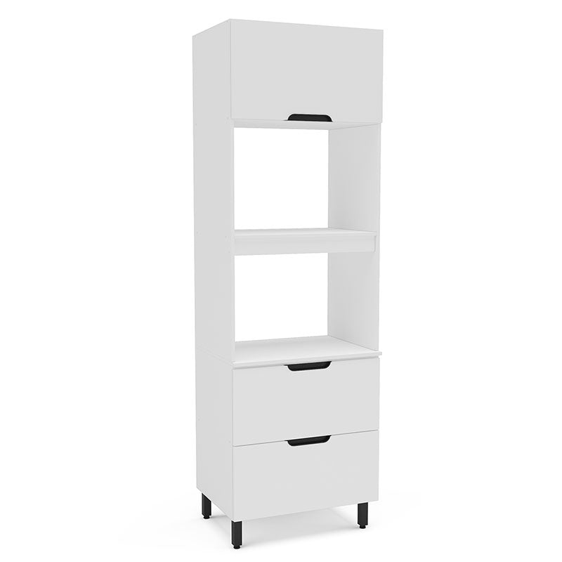 Despensa Meena 2 Puertas 1 Cajón Blanco