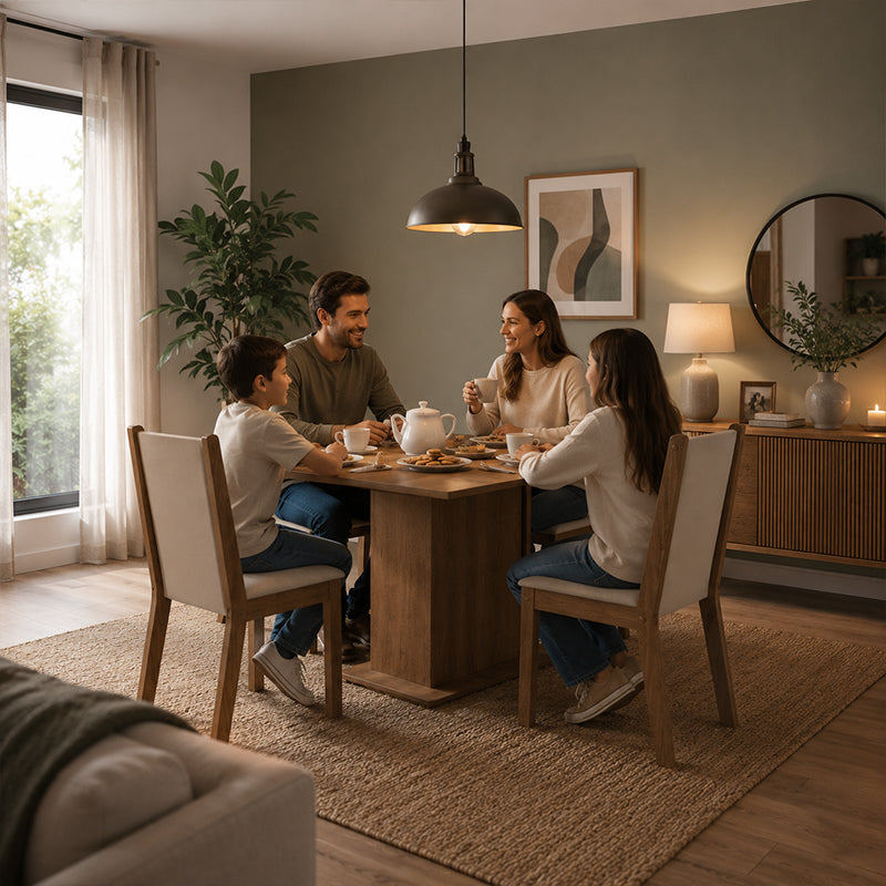 Comedor Celine Leone 4 Sillas