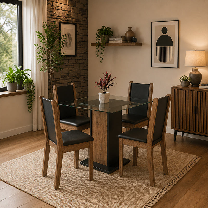 Comedor John Greco 4 Sillas