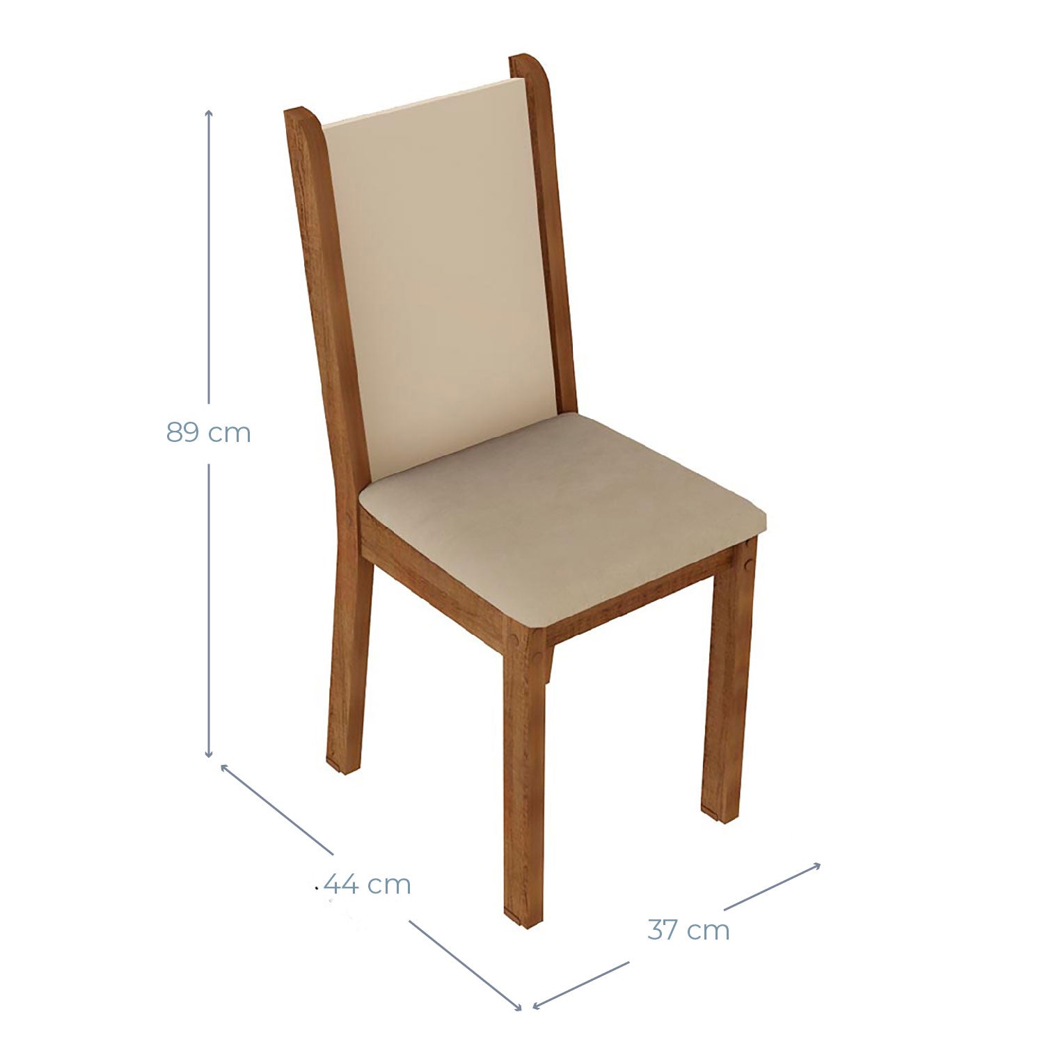 Comedor Luna Leone 4 Sillas