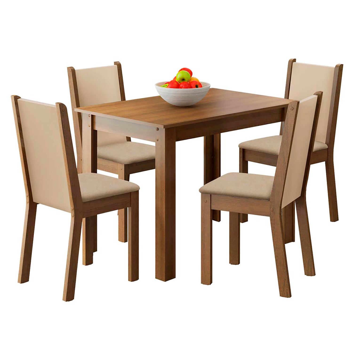 Comedor Luna Leone 4 Sillas