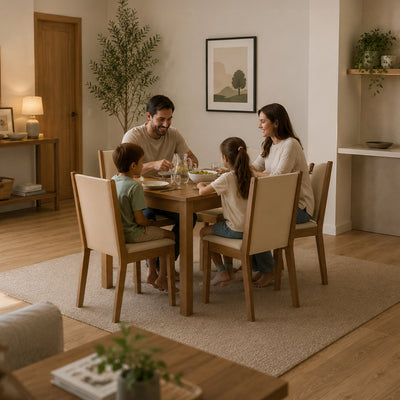 Comedor Luna Leone 4 Sillas