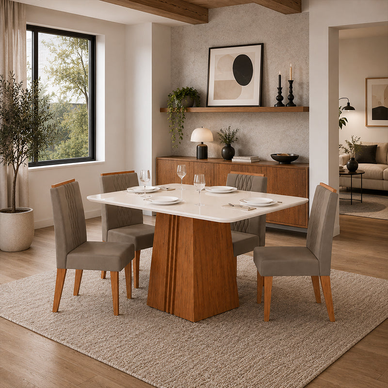 Comedor Italia Lia 4 Sillas