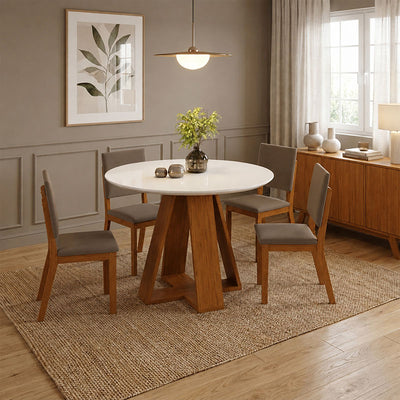 Comedor Celeste Talia 4 Sillas