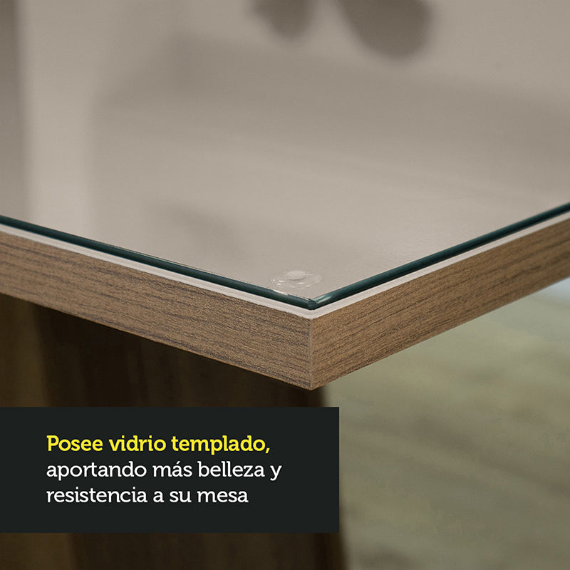 Comedor Linda Fiore 4 Sillas