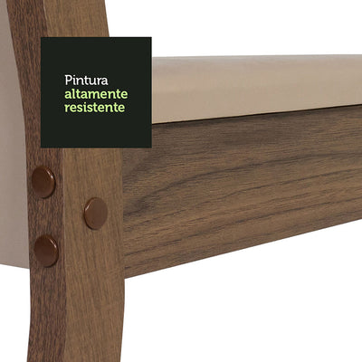 Comedor Angela Morello 4 Sillas