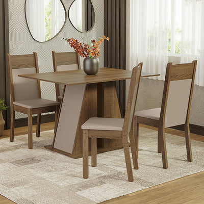 Comedor Angela Morello 4 Sillas