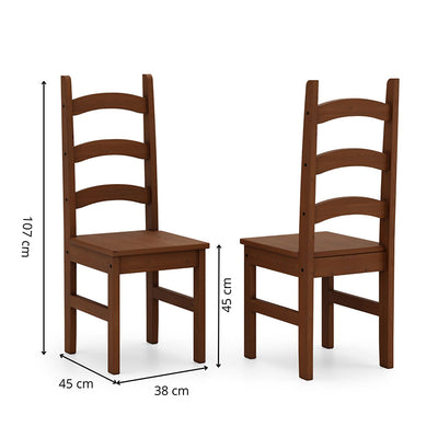 Comedor Madera Italia 6 Sillas