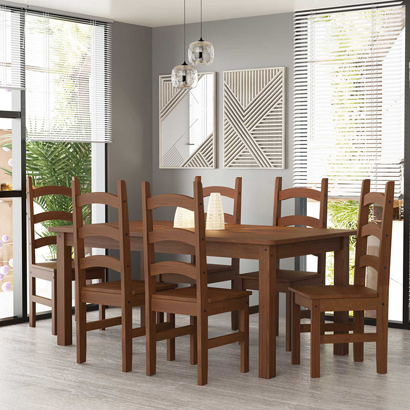 Comedor Madera Italia 6 Sillas