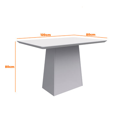 Comedor Barbi Carol Claro 4 Sillas