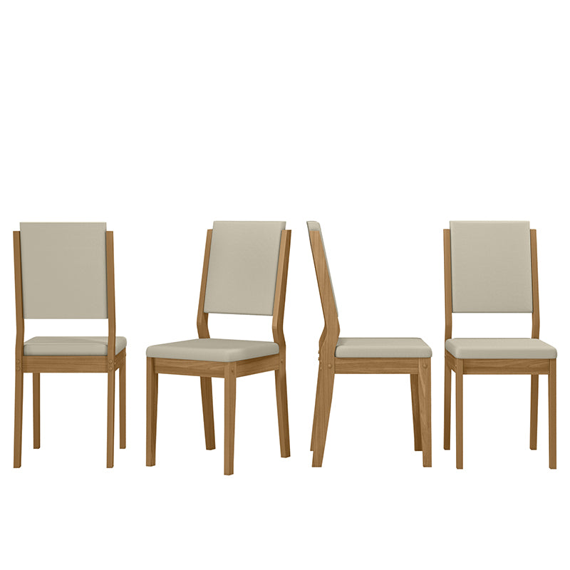Comedor Barbi Carol Claro 4 Sillas