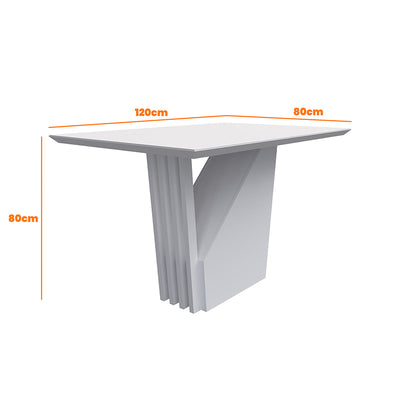 Comedor Vezna Amada Claro 4 Sillas