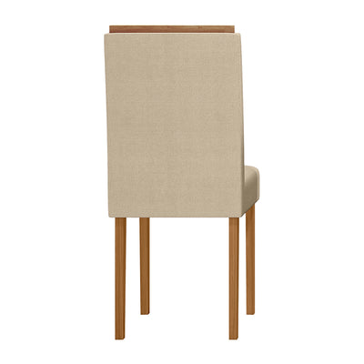 Comedor Vezna Amada Claro 4 Sillas