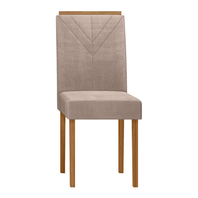 Comedor Vezna Amada Gris 4 Sillas