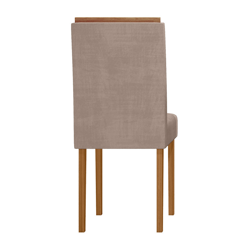 Comedor Vezna Amada Gris 4 Sillas