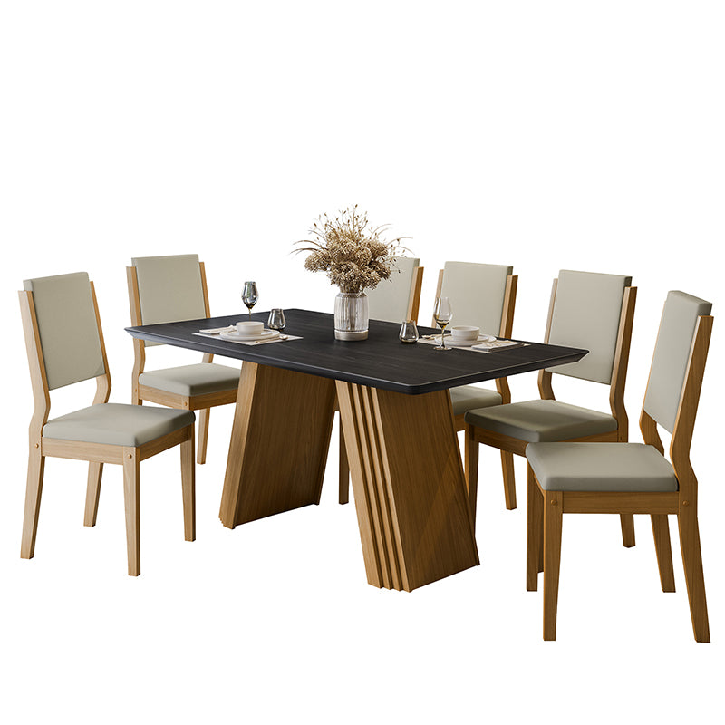 Comedor Fer Carol Claro 6 Sillas