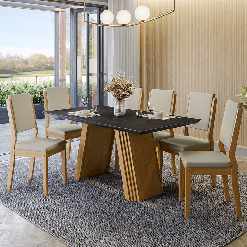 Comedor Fer Carol Claro 6 Sillas
