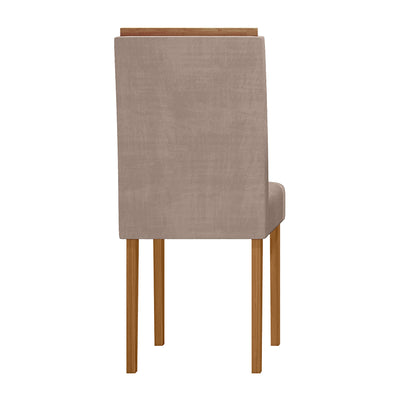 Comedor Isa Amada Gris 4 Sillas