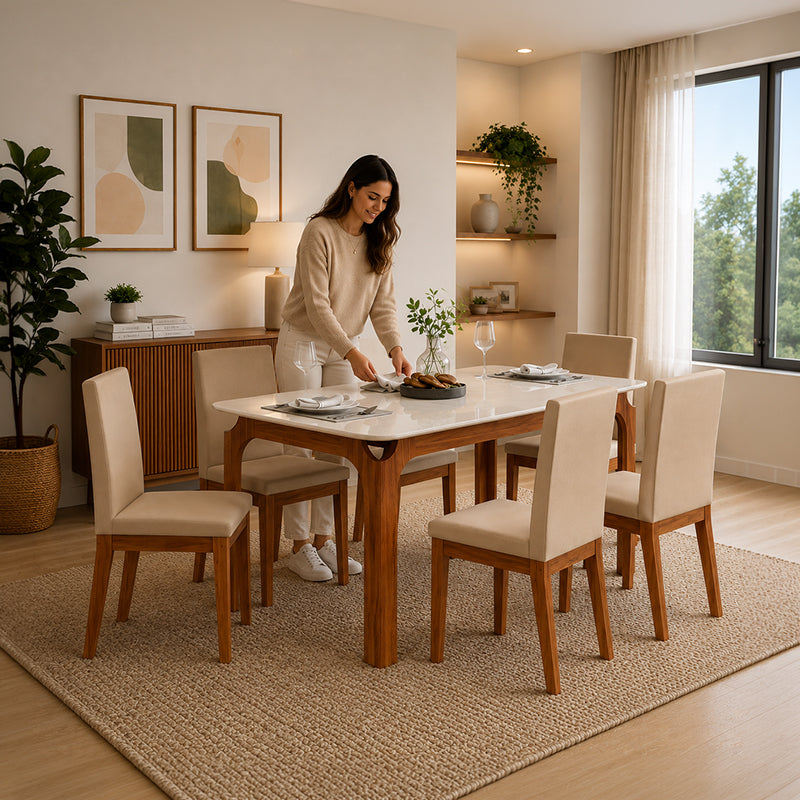 Comedor Marina Suzy 6 Sillas