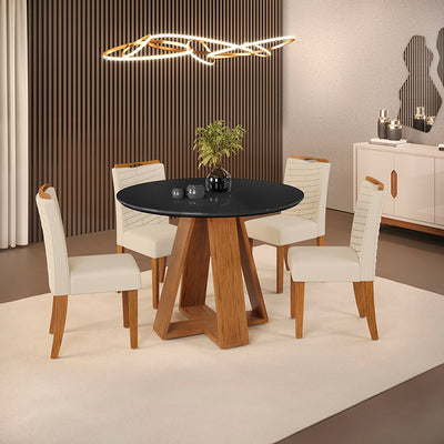 Comedor Celeste Julia 4 Sillas