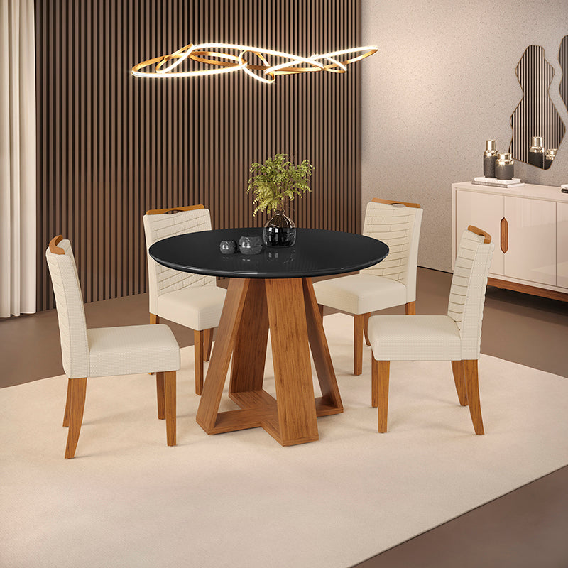 Comedor Celeste Julia 4 Sillas